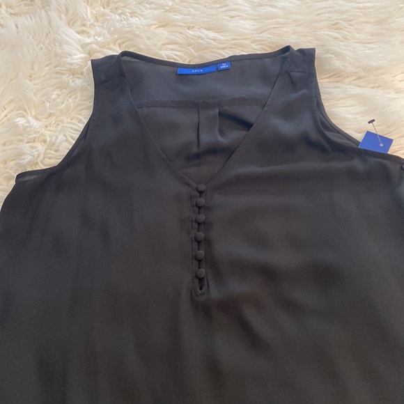 Apt 9 Black Sleeveless Top size XS brand new length 25” bust 32” - Picture 8 of 8
